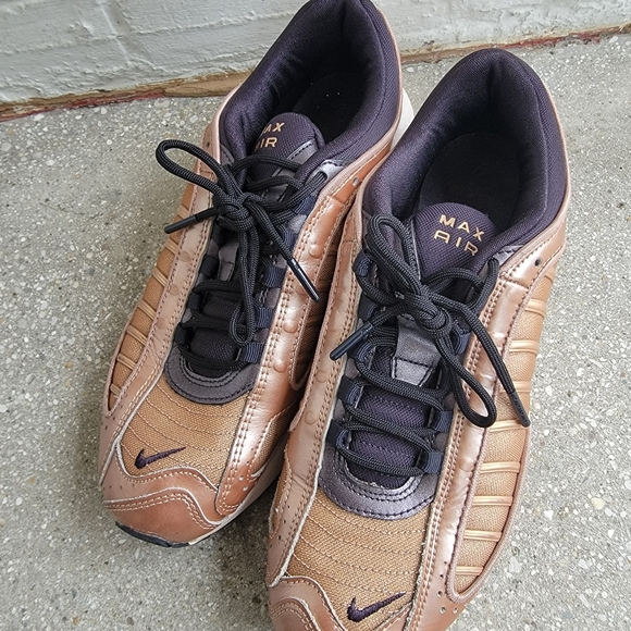 Nike Air Max Golden rose sparkle shoes size 10 - Picture 6 of 8